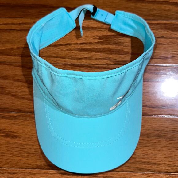 Brooks Strobe Blue Unisex Running Lightweight Sweat Wicking Journey Visor S/M - Picture 3 of 8